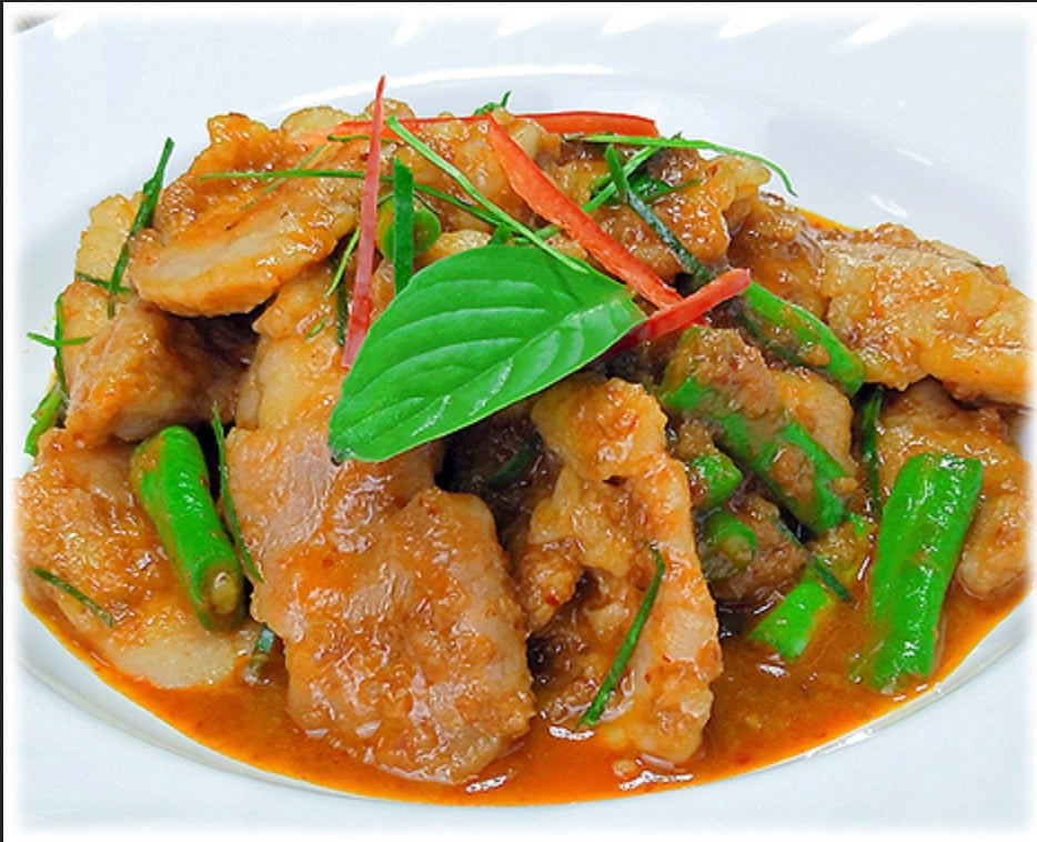 Red Curry Stir Fry Pork - B-Spicy